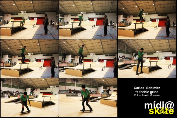 Carlos Schimitz - fs feeble grind - Sequência Mídia Skate