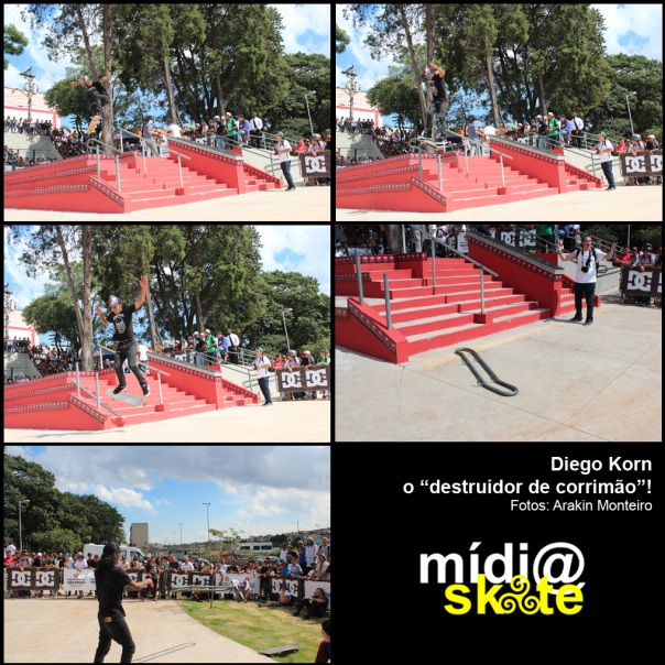 Daniel Korn - destruindo o corrimão - Sequência Mídia Skate
